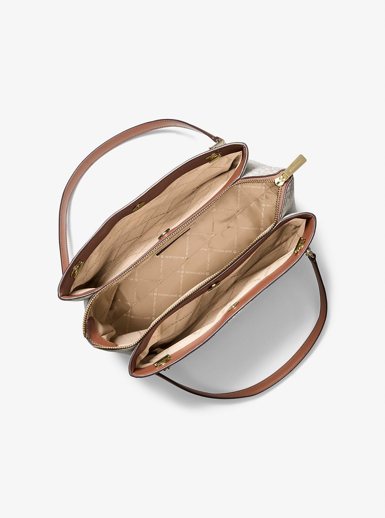 Soho Medium Signature Logo Tote Bag Vanilla Vanilla