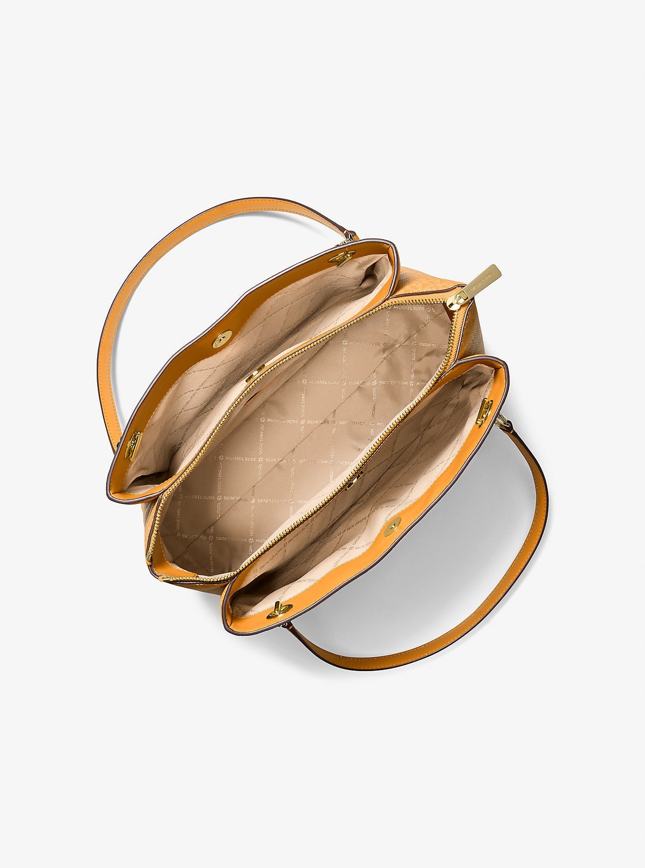 Soho Medium Signature Logo Tote Bag Radiant Orange Radiant Orange