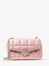 Michael Kors Soho Large Quilted Shoulder Bag Powder Blush