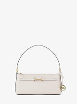 Michael Kors Carson Small Leather Convertible Crossbody Bag Lt Cream