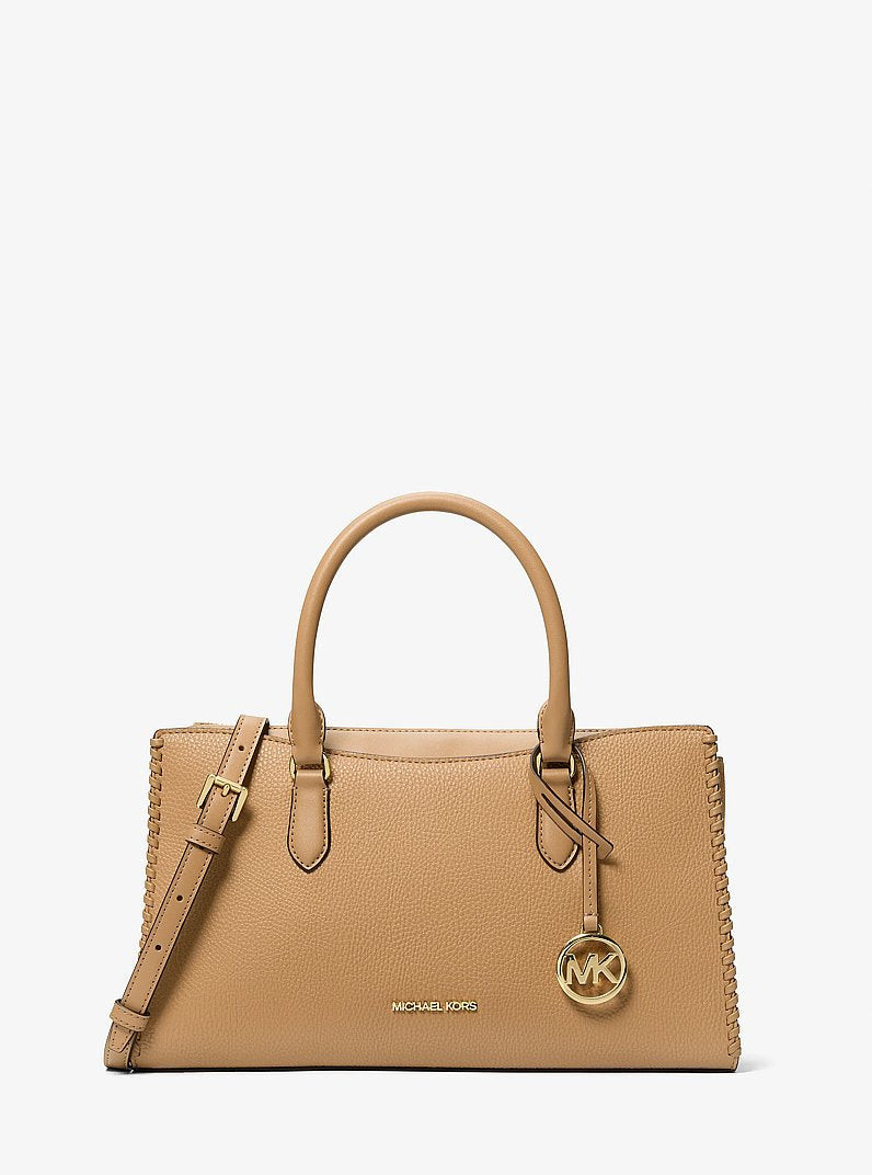Michael Kors Arden Medium Satchel Camel
