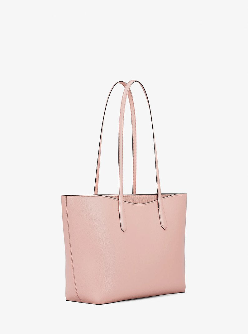 Michael Kors Arden Large Pebbled Leather Tote Bag Powder Blush