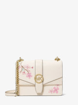 Michael Kors Greenwich Small Embellished Crossbody Bag Lt Crm Multi