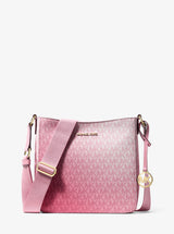 Michael Kors Jet Set Travel Ombre Signature Logo Crossbody Bag Carnation