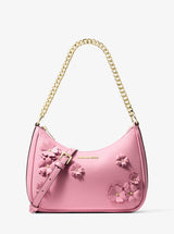 Michael Kors Jet Set Travel Large Embellished Convertible Pochette Carnation