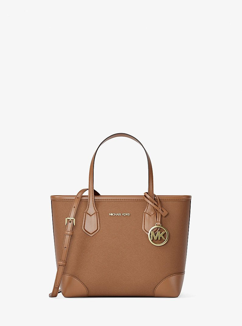 Michael Kors Eva Extra-Small Leather Convertible Tote Bag Luggage