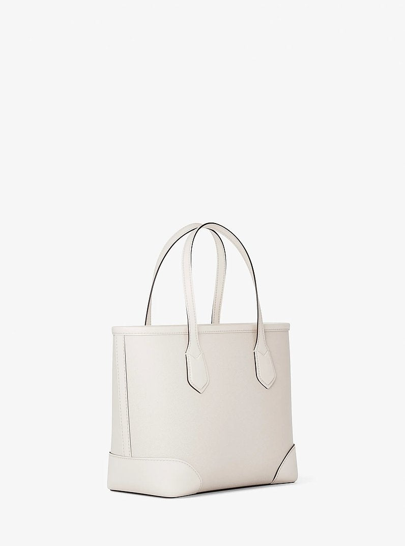 Michael Kors Eva Extra-Small Leather Convertible Tote Bag Lt Cream