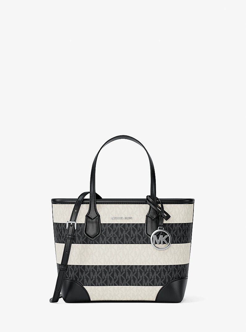 Michael Kors Eva Extra-Small Signature Logo Convertible Crossbody Bag Black