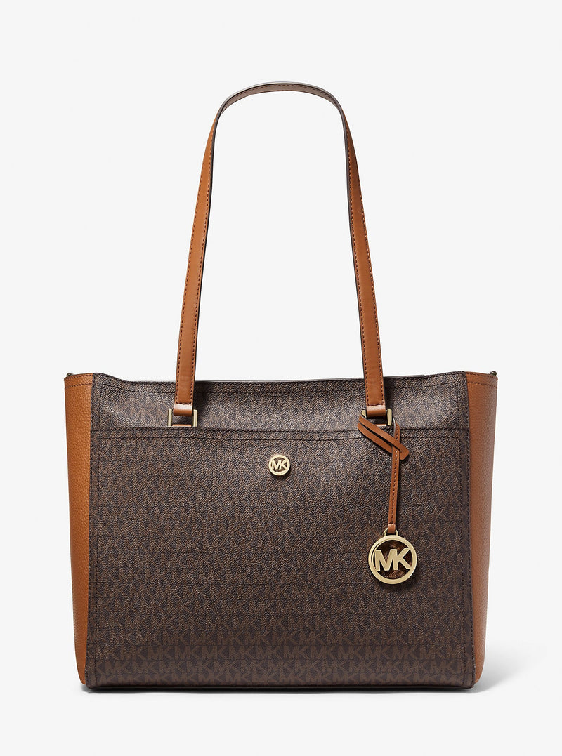 Maisie Large Logo 3-in-1 Tote Bag Brown Brown