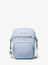 Michael Kors Jet Set Medium Leather Crossbody Bag Pale Ocean