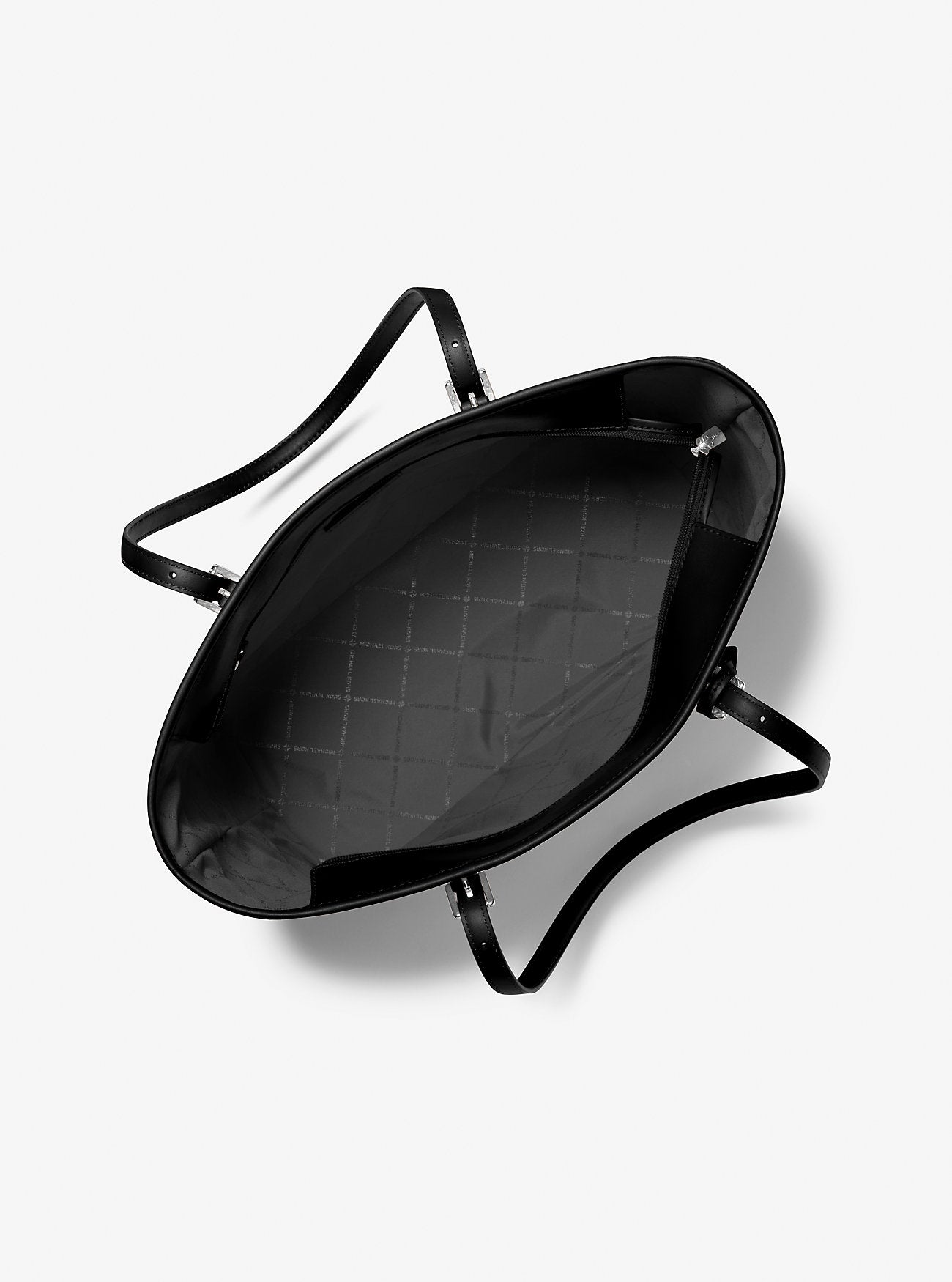 Jet Set Large Printed Signature Logo Tote Bag Black Black