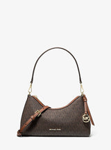Michael Kors Sammy Small Signature Logo Convertible Crossbody Bag Brown