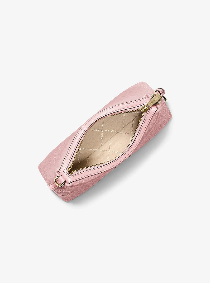 Michael Kors Sammy Small Pebbled Leather Convertible Crossbody Bag Powder Blush