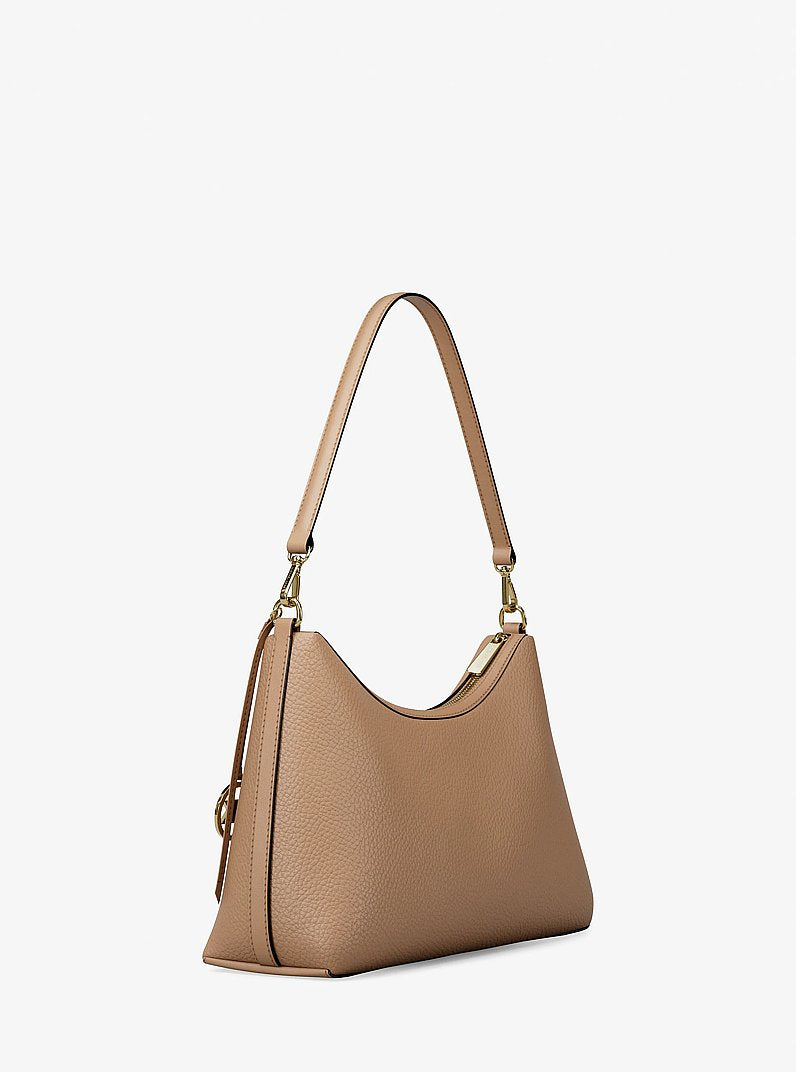 Michael Kors Sammy Medium Pebbled Leather Convertible Shoulder Bag Camel