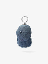Michael Kors Denim Baseball Hat Bag Charm Washed Denim