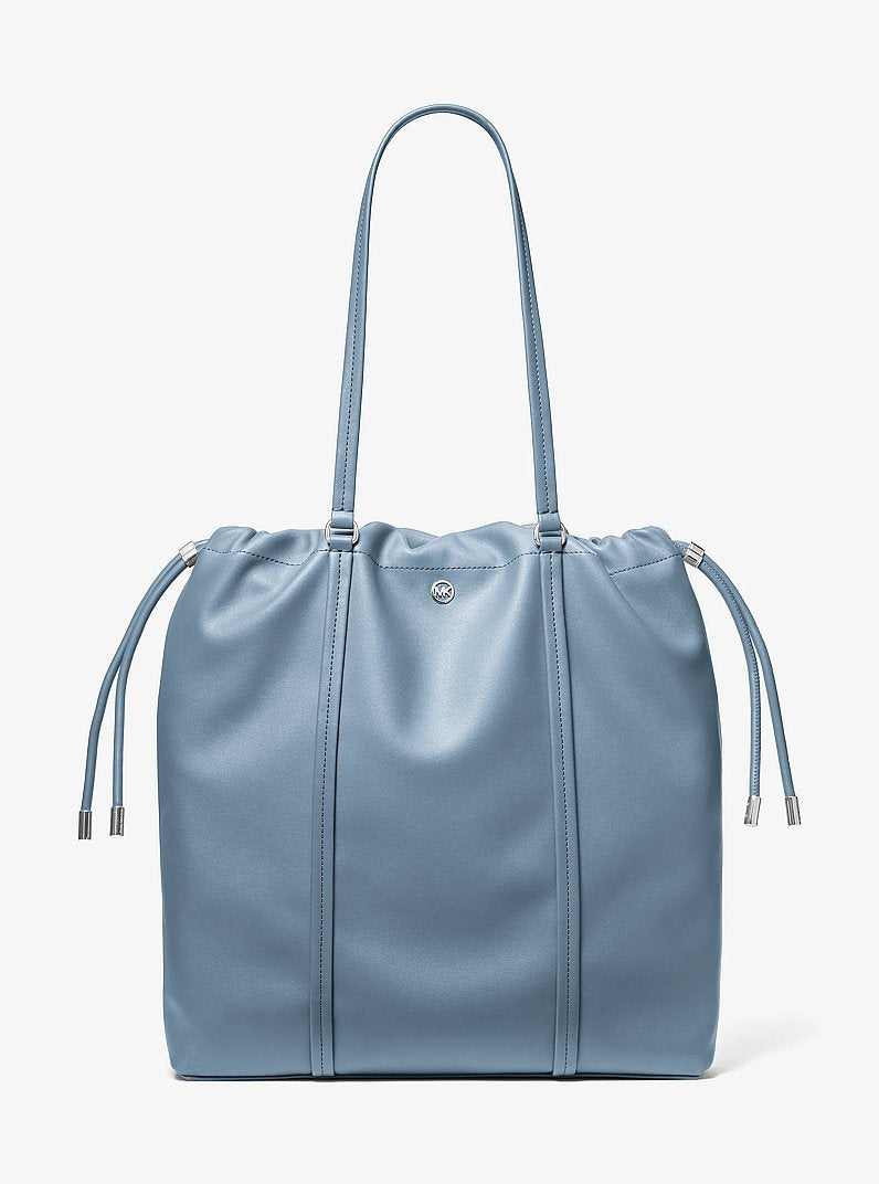 Michael Kors Matilda Large Cinch Tote Bag Denim