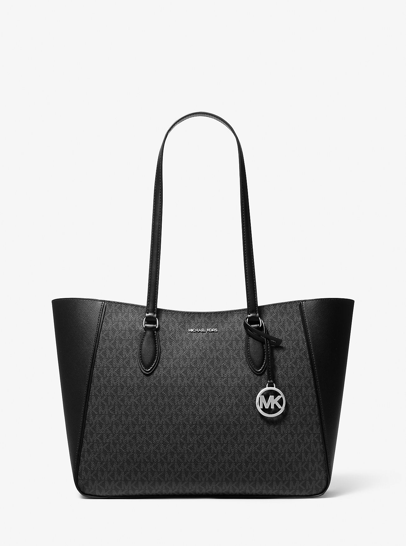 Michael Kors Jet Set Travel Large 3-in-1 Signature Logo Tote Bag Black