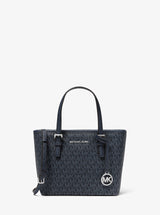 Michael Kors Jet Set Travel Extra-Small Logo Top-Zip Tote Bag Admiral
