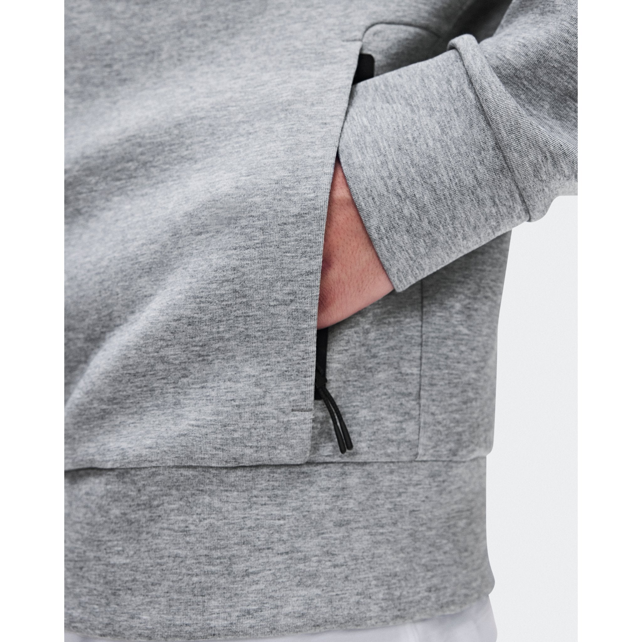 On Focus Tech Zip Hoodie Basalt