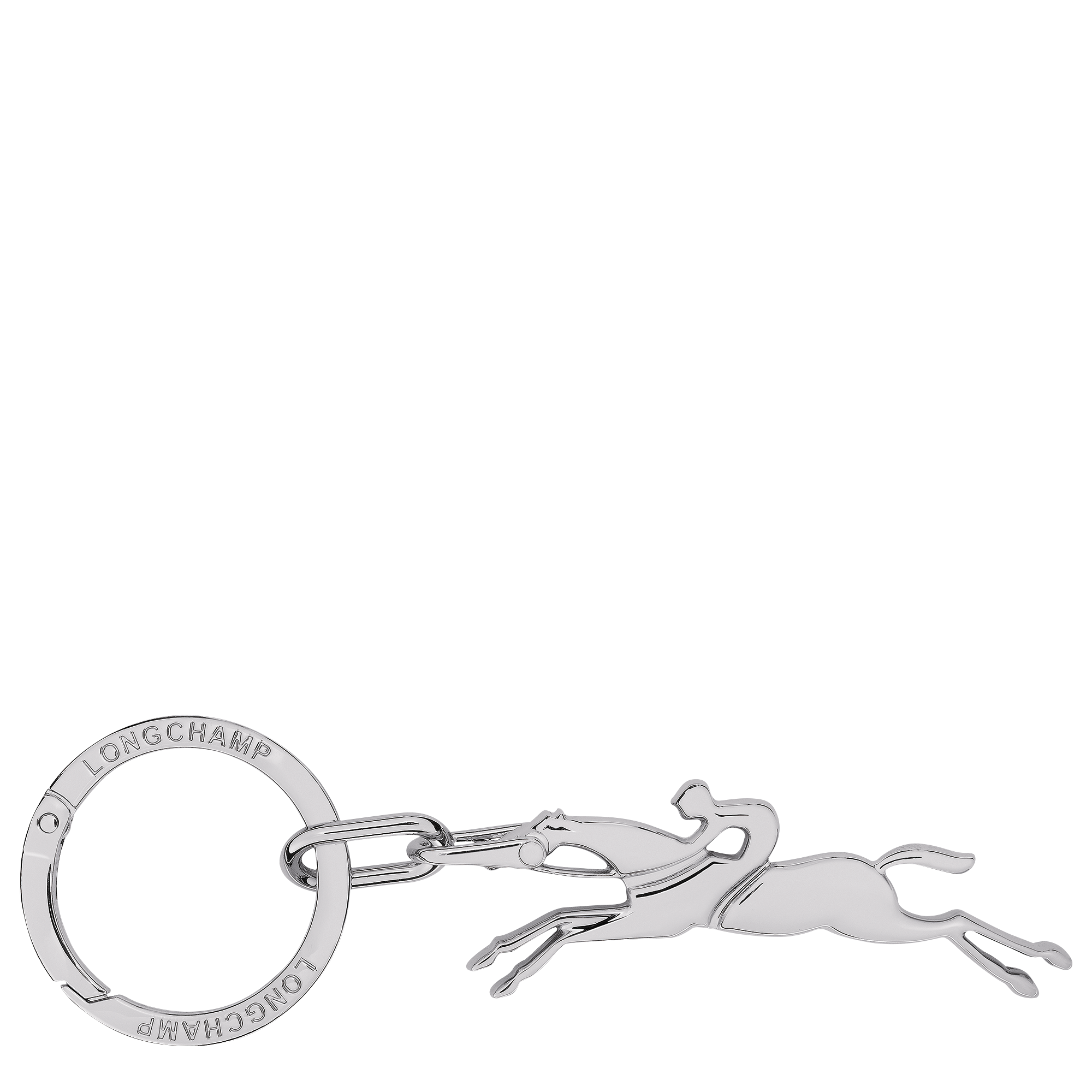 Longchamp Cavalier Longchamp Keyring Silver