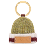 Longchamp Le Pliage Collection Key ring Pistachio/Burgundy