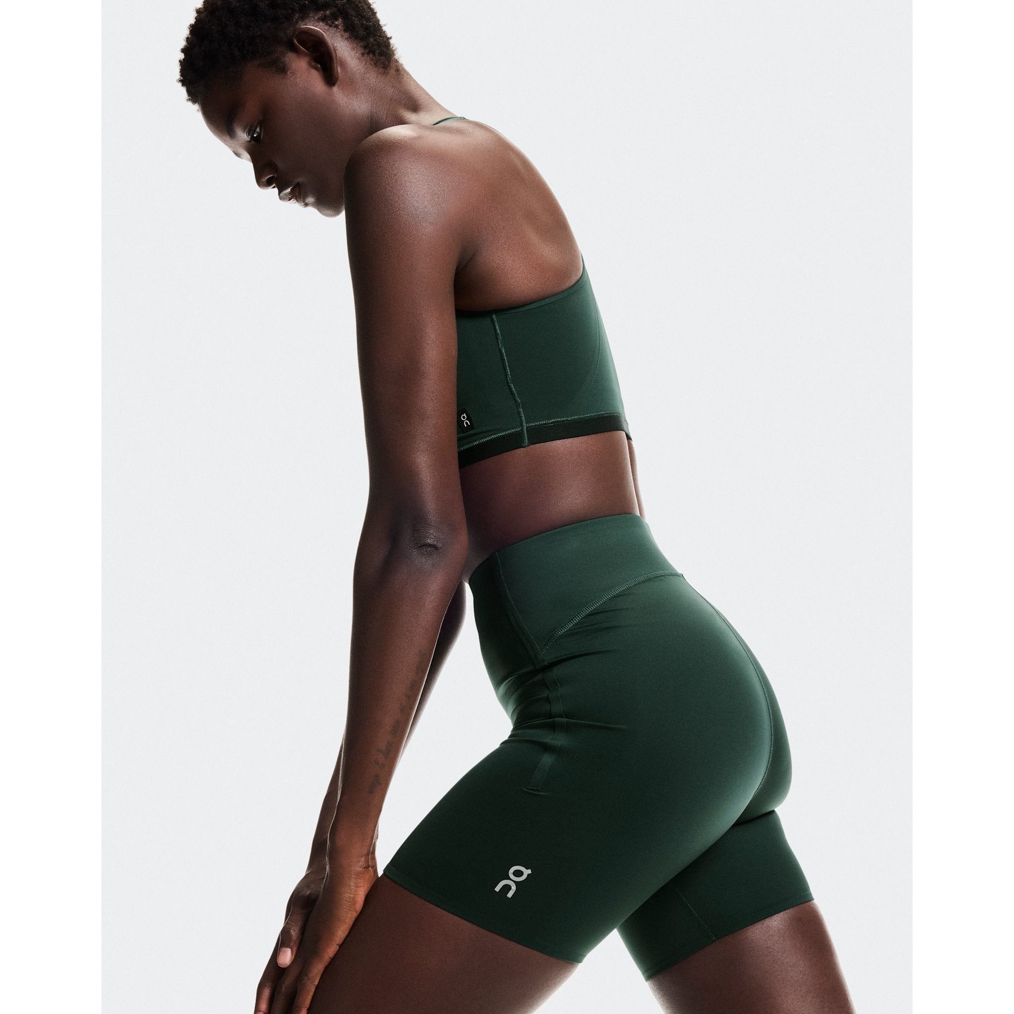 On Train Tights Short Obsidian