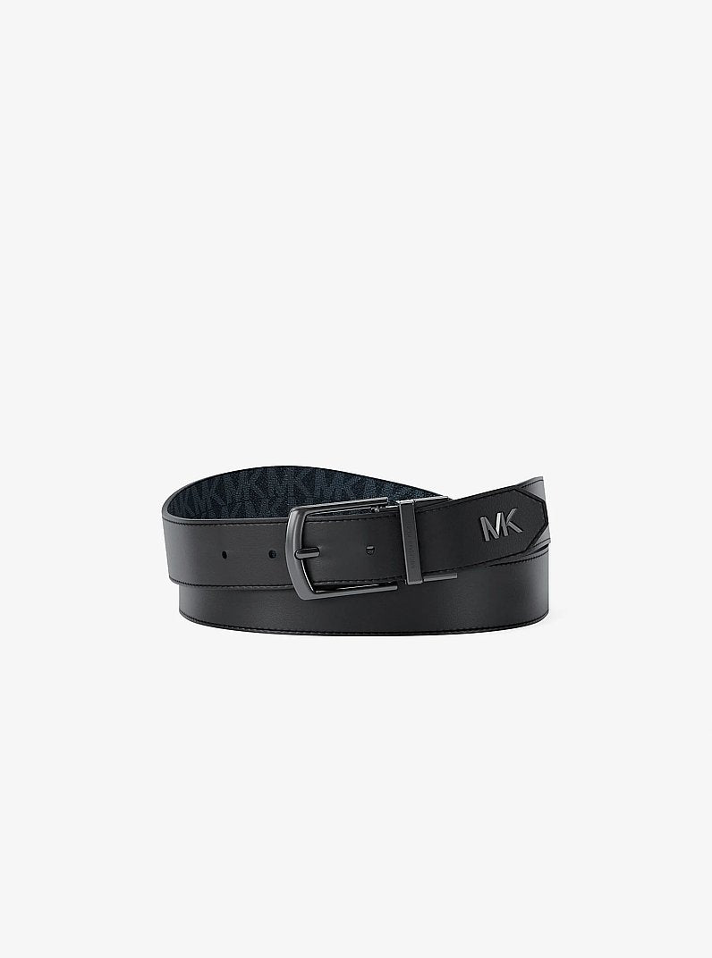 Michael Kors Reversible Belt Admrl-Plblue