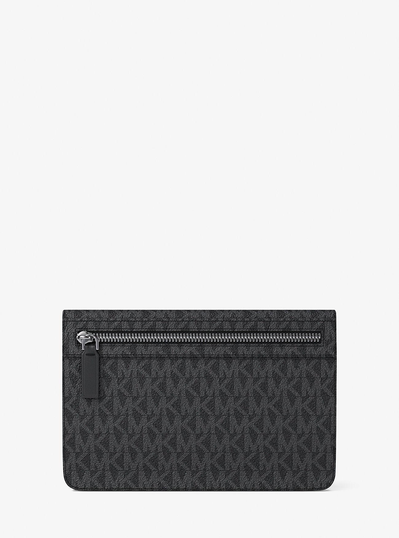 Cooper Large Embellished Signature Logo Wallet Black Black