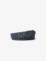 Michael Kors 4-in-1 Signature Logo Belt Box Set Admrl-Plblue