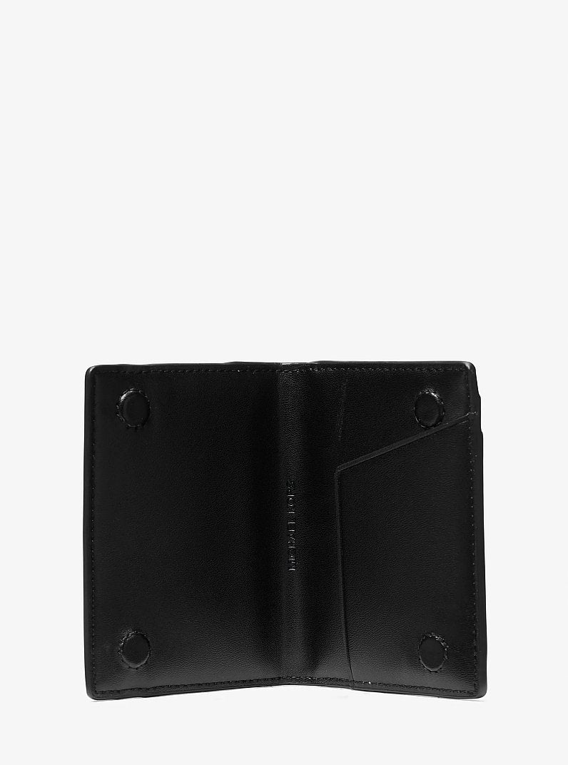 Michael Kors Cooper Signature Logo Bi-Fold Wallet Bright Wht