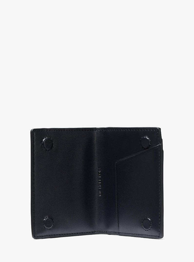 Michael Kors Cooper Signature Logo Bi-Fold Wallet Admrl-Plblue