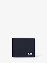 Michael Kors Cooper Saffiano Leather Billfold Wallet With Passcase Navy