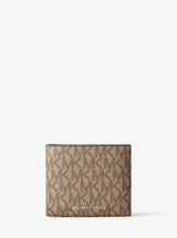 Michael Kors Cooper Logo Billfold Wallet With Coin Pouch Camel