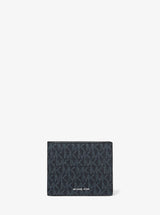 Michael Kors Cooper Logo Billfold Wallet With Coin Pouch Admrl-Plblue