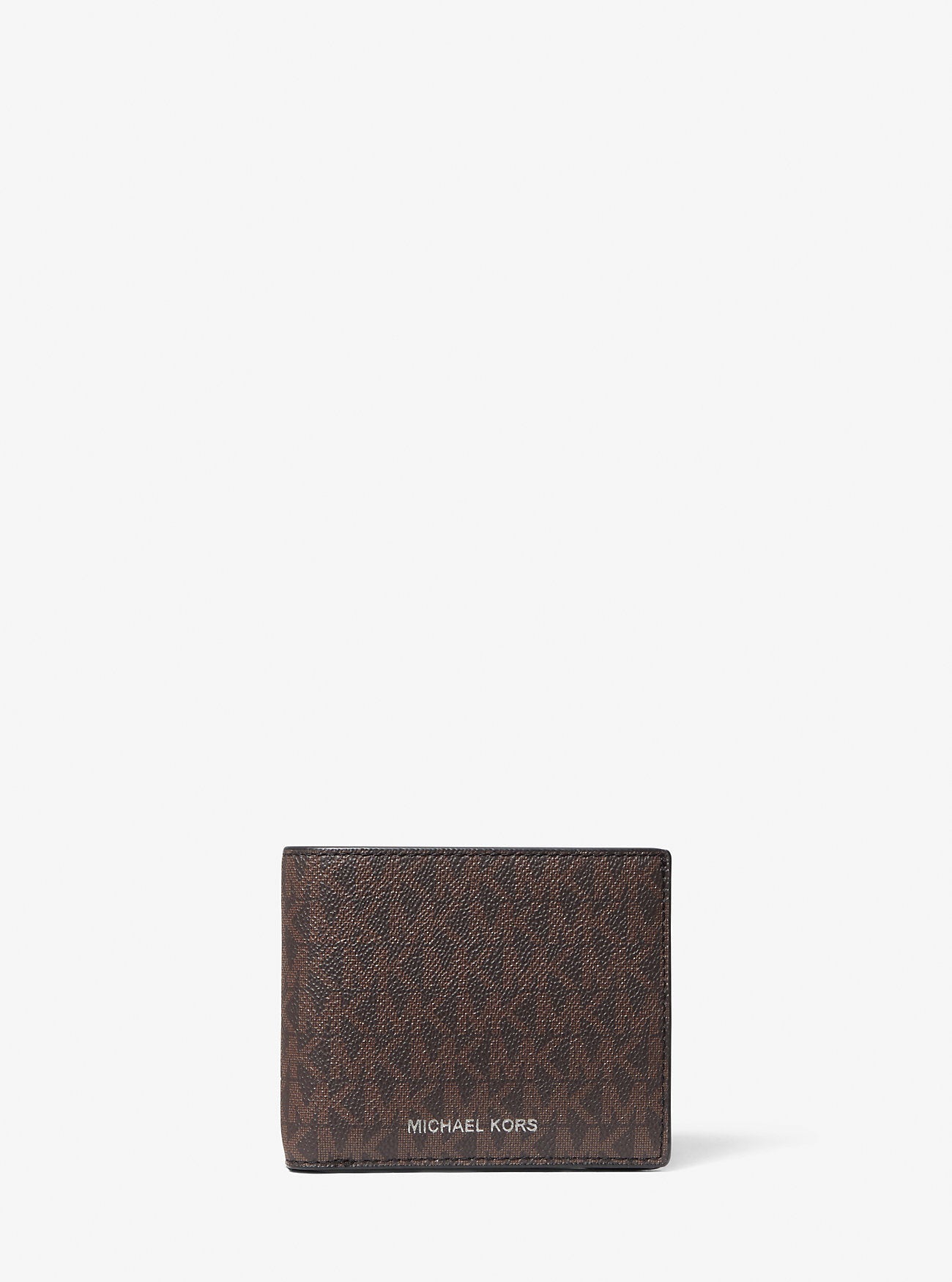 Cooper Logo Billfold Wallet With Passcase Brown-Black Brown-Black