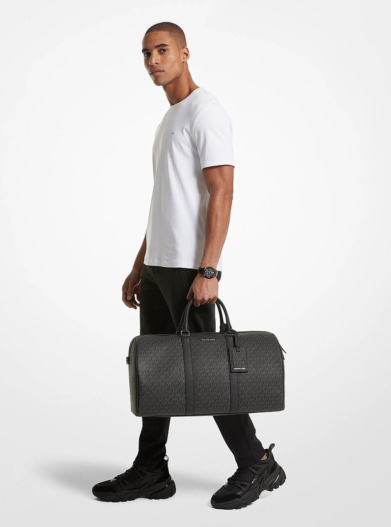 Michael Kors Harrison Logo Weekender Bag Black