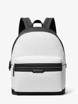 Michael Kors Cooper Signature Logo Backpack Bright Wht