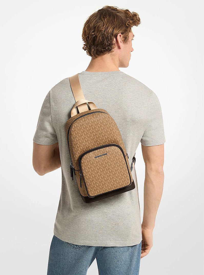 Michael Kors Cooper Logo Sling Pack Camel