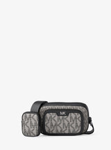 Michael Kors Cooper Small Signature Logo Camera Crossbody Bag With Pouch Pg-Blk Mul
