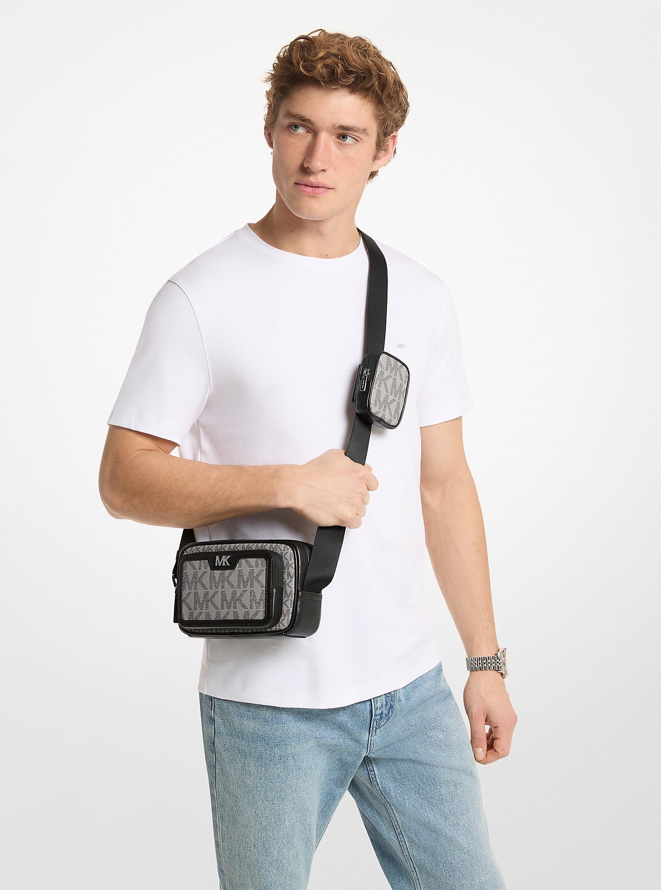 Cooper Small Signature Logo Camera Crossbody Bag With Pouch Pg-Blk Mul Pg-Blk Mul