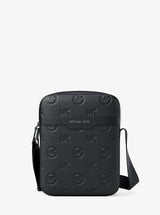 Michael Kors Cooper Logo Debossed Flight Bag Black