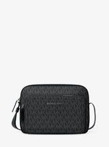 Michael Kors Cooper Signature Logo Flight Bag Black