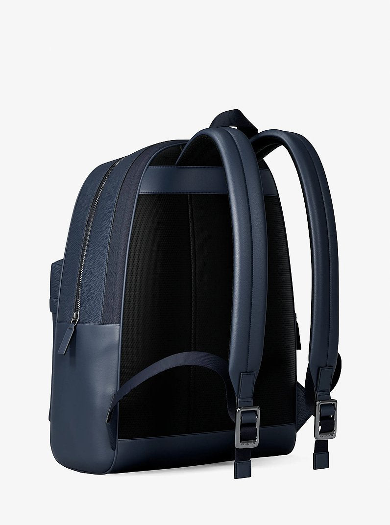 Michael Kors Pacey Leather Backpack Navy