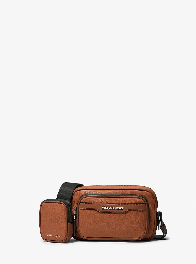Michael Kors Cooper Pebbled Leather Camera Bag Luggage