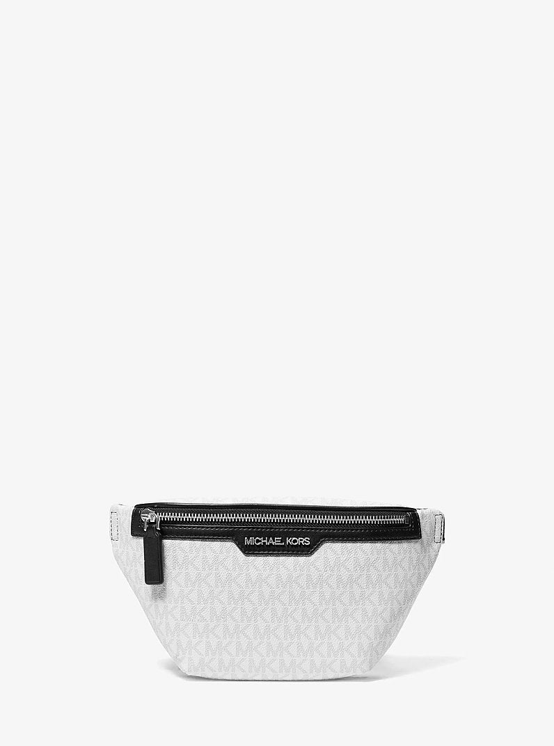 Michael Kors Cooper Mini Logo Belt Bag Bright Wht