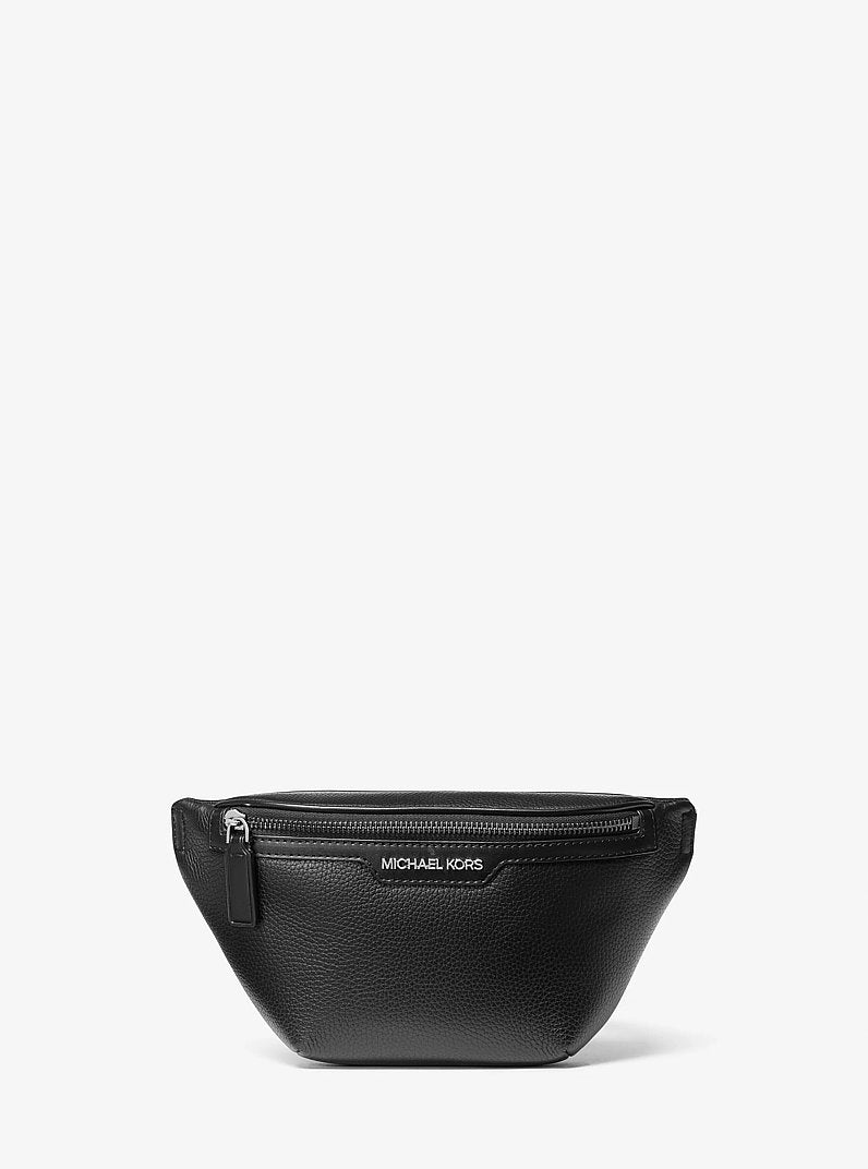 Michael Kors Cooper Small Leather Sling Pack Black