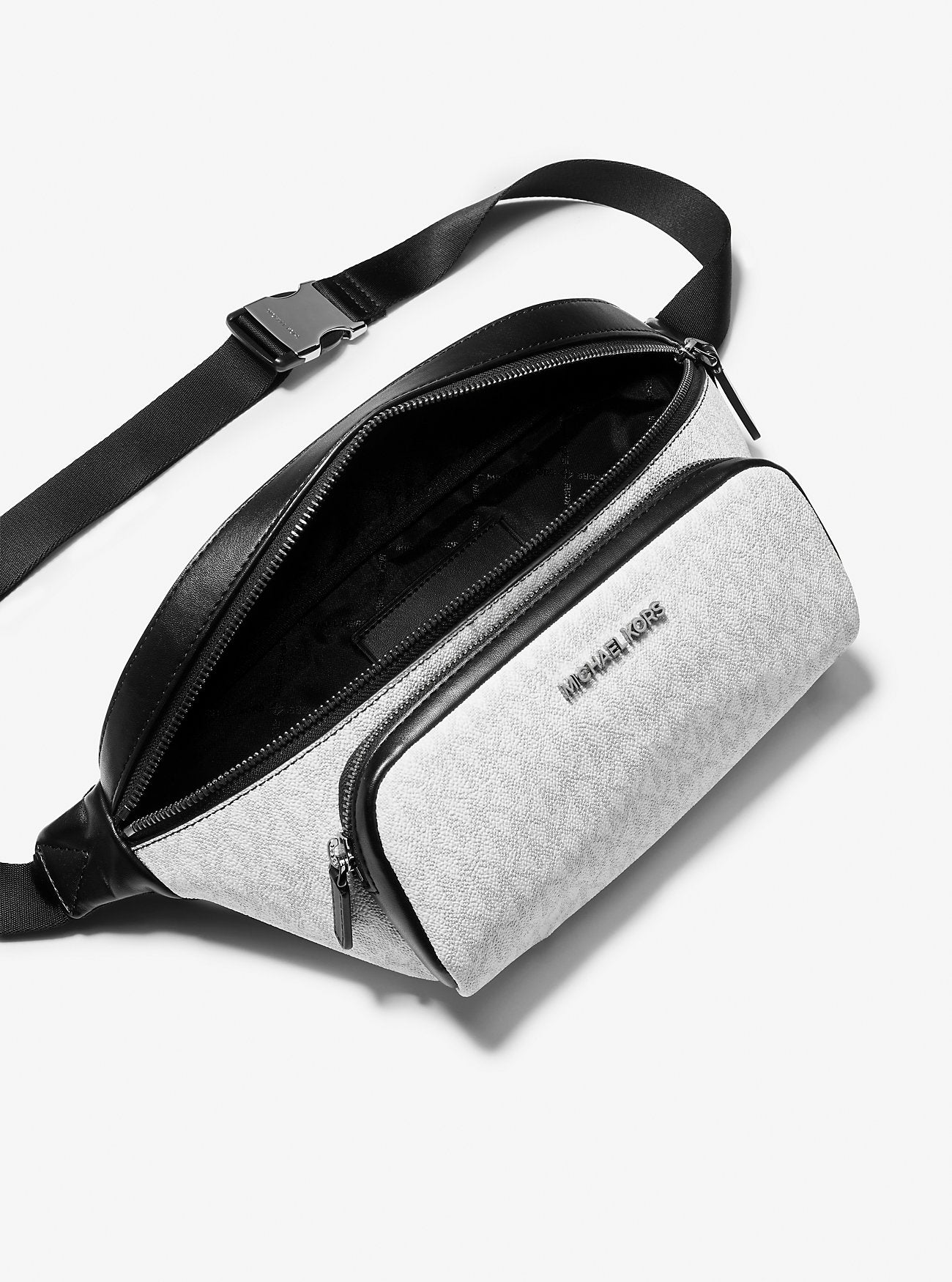 Michael Kors Cooper Logo Belt Bag Bright Wht