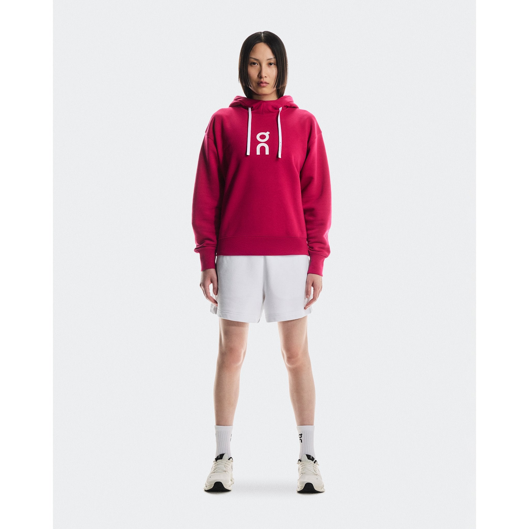 On Club Hoodie Grenadine