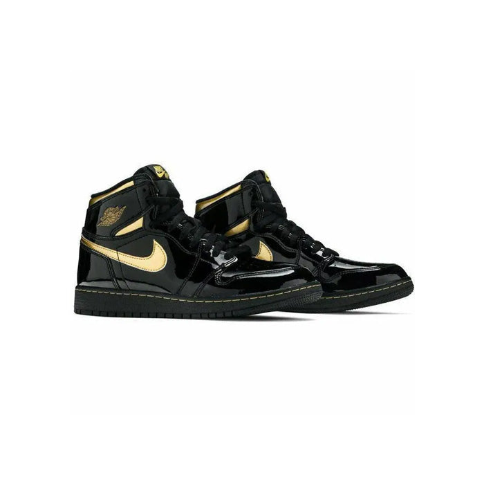 Air Jordan 1 High Black Metallic Gold