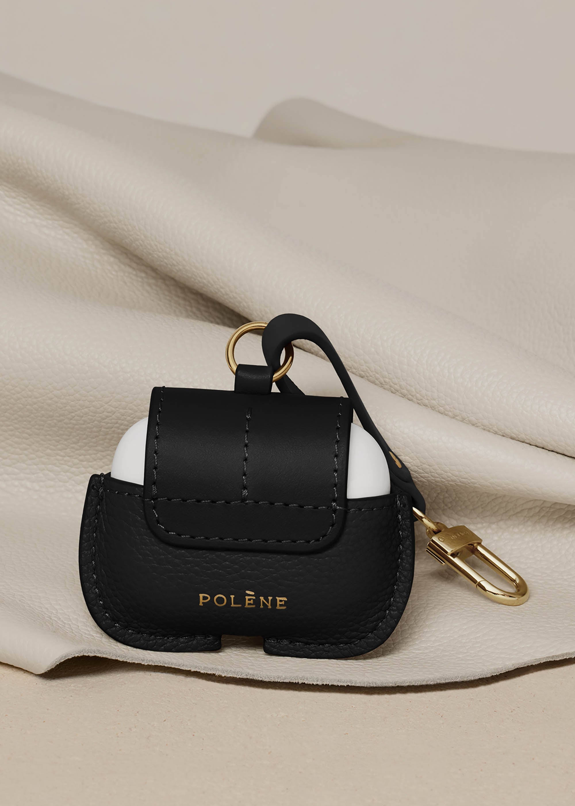 Polene Airpods case - Duo Black